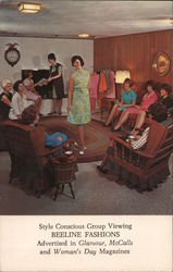 Style Conscious Group Viewing Beeling Fashions Postcard