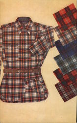 Pendleton Authentic Tartan Shirts Advertising Postcard Postcard Postcard