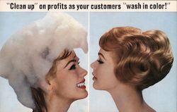 Wash 'n Tint Color Shampoo Advertising Postcard Postcard Postcard