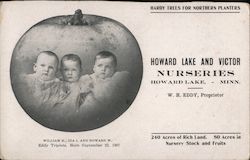 Howard Lake and Victor Nurseries - Hardy Trees for Northern Planters Postcard