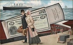 American Bankers Association Travelers' Cheques Postcard