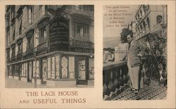 The Lace House and Useful Things, Emporium of Sorrento Specialties Italy Advertising Postcard Postcard Postcard