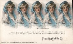 Flood & Conklin Co. Varnishes Advertising Postcard Postcard Postcard