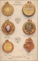 E.H. Lotze & Co. Lockets Girard, OH Postcard Postcard Postcard