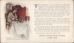 The Thermos Tea and Coffee Pot - American Thermos Bottle Company of New York Postcard