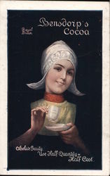 Roy of Dutch Bensdorp's Cocoa Absolute Purity Use Half Quantity= Half Cost Advertising Postcard Postcard Postcard