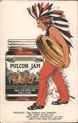 Native American and Pulcon Strawberry Jam Postcard