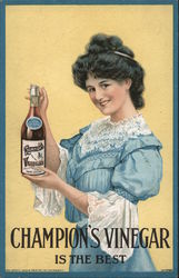 Champion's Vinegar is the best Advertising Postcard Postcard Postcard