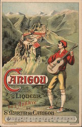 Caigou Liqueur Advertising Postcard Postcard Postcard