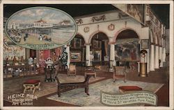 Heinz Pier Interior View Art Exhibit Advertising Postcard Postcard Postcard