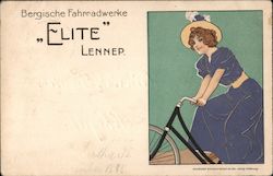 Bergische Fahrradwerke " Elite " Postcard