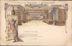 Bénédictine Liqueur Fécamp, France Advertising Postcard Postcard Postcard