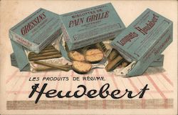 Heudebert Toasted Bread Products Postcard