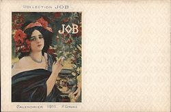 JOB Cigarette Rolling Papers Advertising Postcard Postcard Postcard