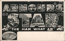 Armour's "Star" "The Ham what am" Postcard