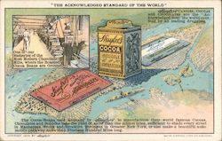 Schuyler's Cocoa - The Acknowledged Standard of the World Postcard