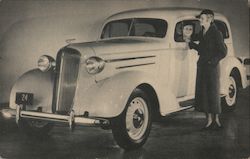 1936 Chevrolet Two Door Sedan Postcard