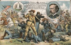 Custer's Last Stand the Movie Postcard