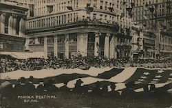 Portola Festival - Giant Flag San Francisco, CA Postcard Postcard Postcard