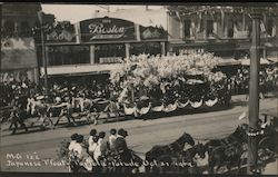 Japanese Float - Partola Parade - Oct 21, 1909 Postcard