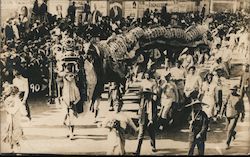 Portola Festival Parade featuring a Chinese Dragon San Francisco, CA Postcard Postcard Postcard