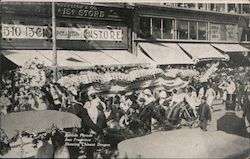 Portola Parade Showing Chinese Dragon San Francisco, CA Postcard Postcard Postcard