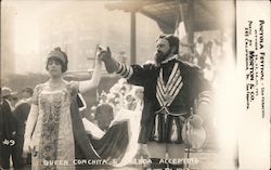 Portola Festival October 22-25, 1913 Queen Conchita & Balboa San Francisco, CA Morton & Co Postcard Postcard Postcard