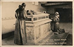 Serra Sarcophagus - Carmel Mission Postcard