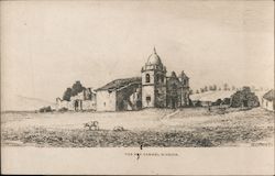 The San Carmel Mission California Postcard Postcard Postcard