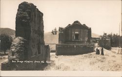 San Diego Mission from the Rear Postcard