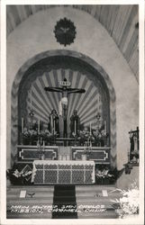 Main Altar - San Carlos Mission Carmel, CA Postcard Postcard Postcard