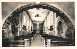 Old Mission Santa Barbara California Postcard Postcard Postcard