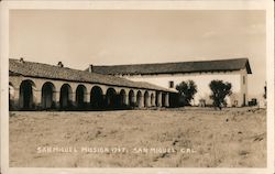 San Miguel Mission California Postcard Postcard Postcard