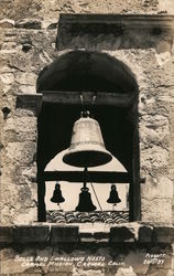 Bells and Swallows Nests, Carmel Mission Postcard