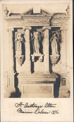 St. Anthony's Altar, Mission Dolores 1776 Postcard