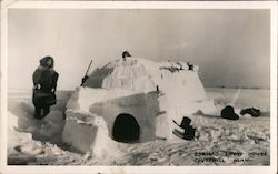 Eskimo Igloo Churchill, MB Canada Manitoba Postcard Postcard Postcard