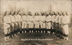 House of David Baseball Team Postcard