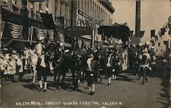 Royal Chariot Wamba Carnival Toledo, OH Postcard Postcard Postcard