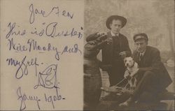 Men and a dog posing with alligators Jacksonville, FL J.A. Hollingsworth, Tourist Photograper Postcard Postcard Postcard