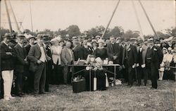 Large Group of People at Ceremony or Event Postcard