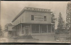 W.N. Meserve General Merchandise Store Cathlamet, WA Postcard Postcard Postcard