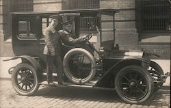 Chauffeurs, Early Limousine Cars Postcard Postcard Postcard