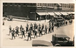 A Military Parade Postcard