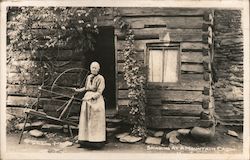 Spinning at a Mountain Cabin Postcard