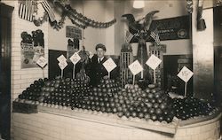 Man Selling California Sunkist Oranges at Market Postcard