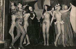 Topless Dancers Risque & Nude Postcard Postcard Postcard