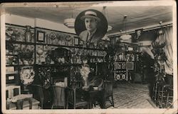 Shop or Restaurant Interior Postcard