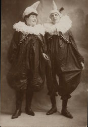 Two Jesters Postcard