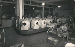 Launderette Interior (Laundromat) Postcard