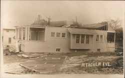 Meachem Ave. Cyclone, 1917 Battle Creek, MI Postcard Postcard Postcard